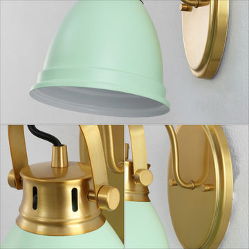 Phineas Farmhouse Bohemian Iron LED Vanity - JONATHAN Y